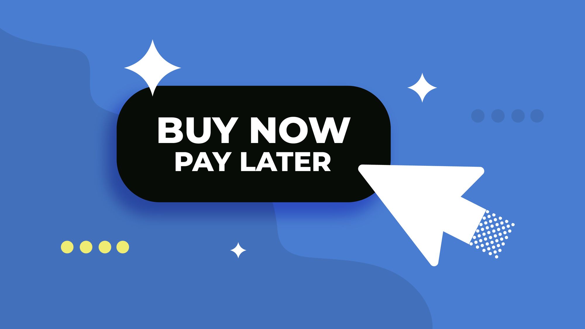 Graphic of ‘Buy Now Pay Later’ button and cursor